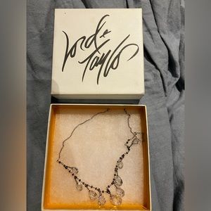 Lord and Taylor drop crystal necklace